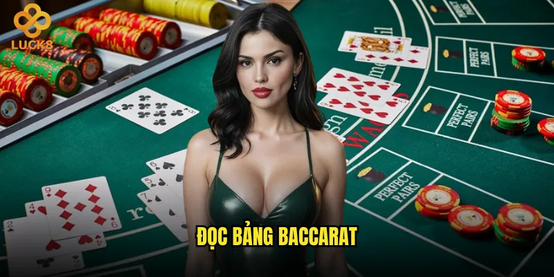 đọc bảng Baccarat